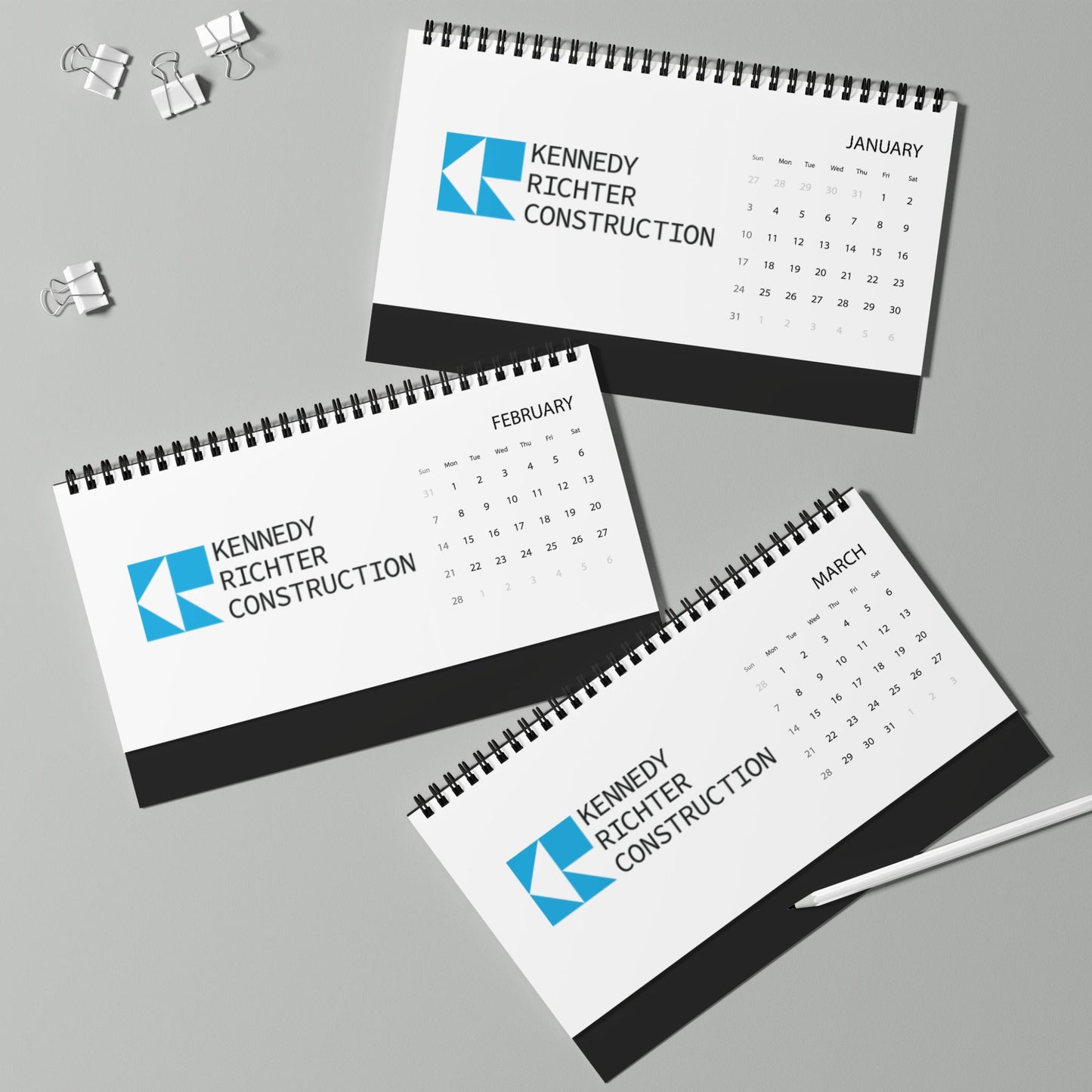 Desktop Calendar (2027 grid)