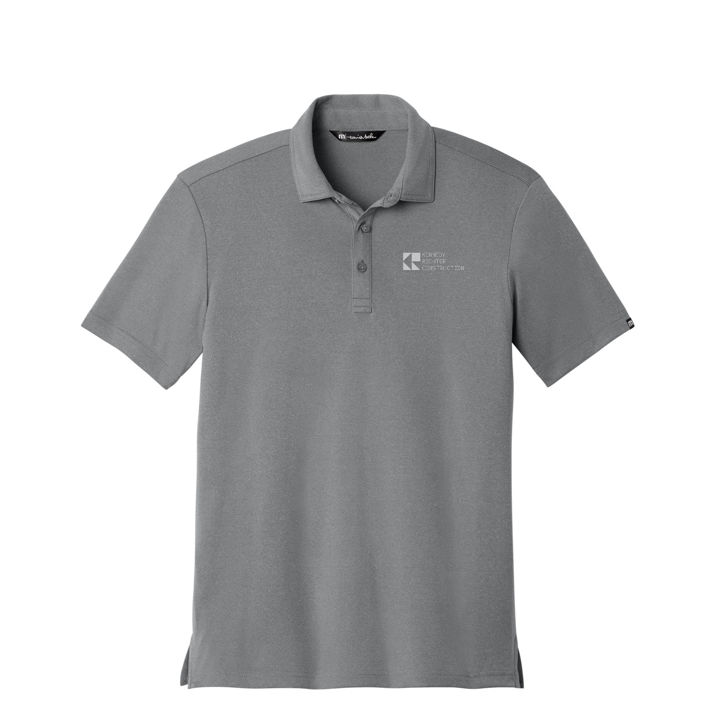 TravisMathew Coto Performance Polo — Quiet Shade Grey Heather