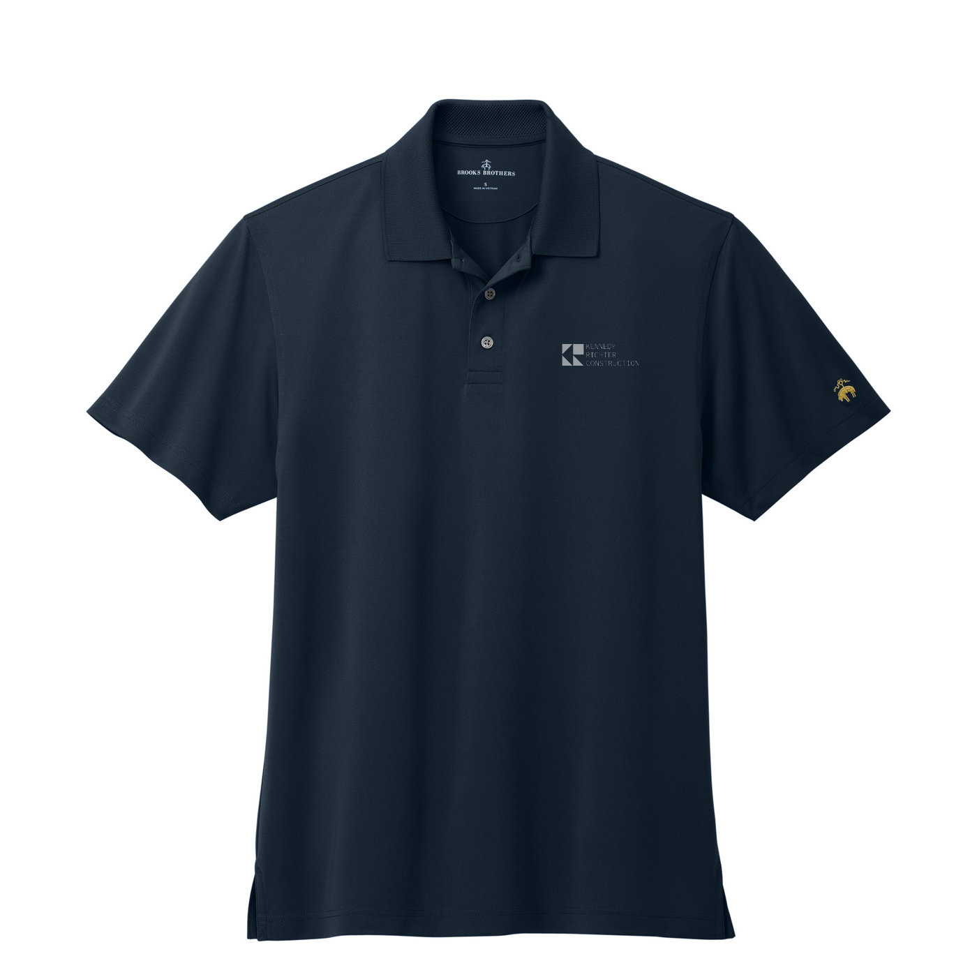 Brooks Brothers Mesh Pique Performance Polo — Navy Blazer