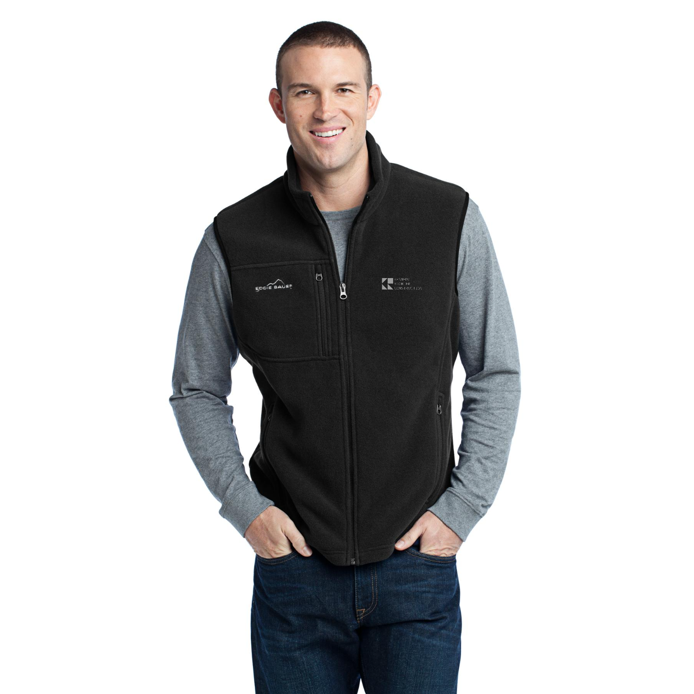 Eddie Bauer - Fleece Vest — model