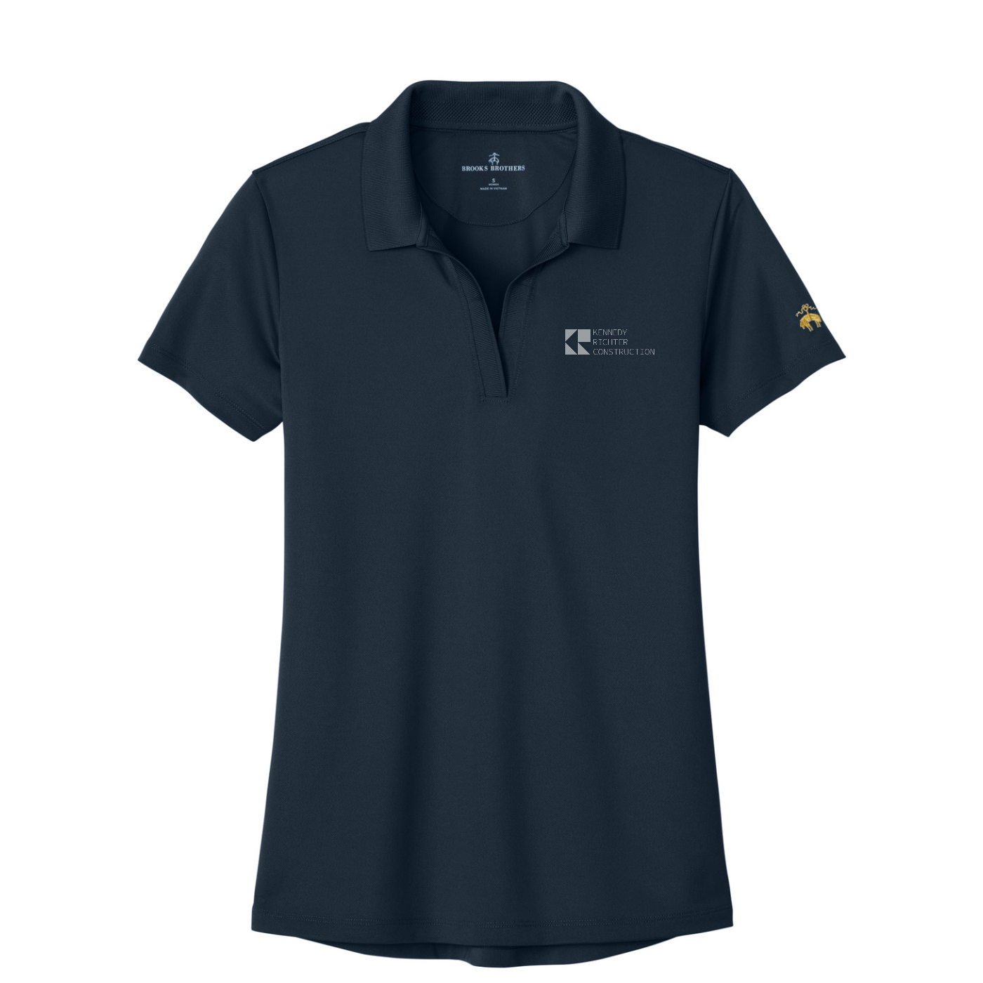 Brooks Brothers Women's Mesh Pique Performance Polo — Navy Blazer