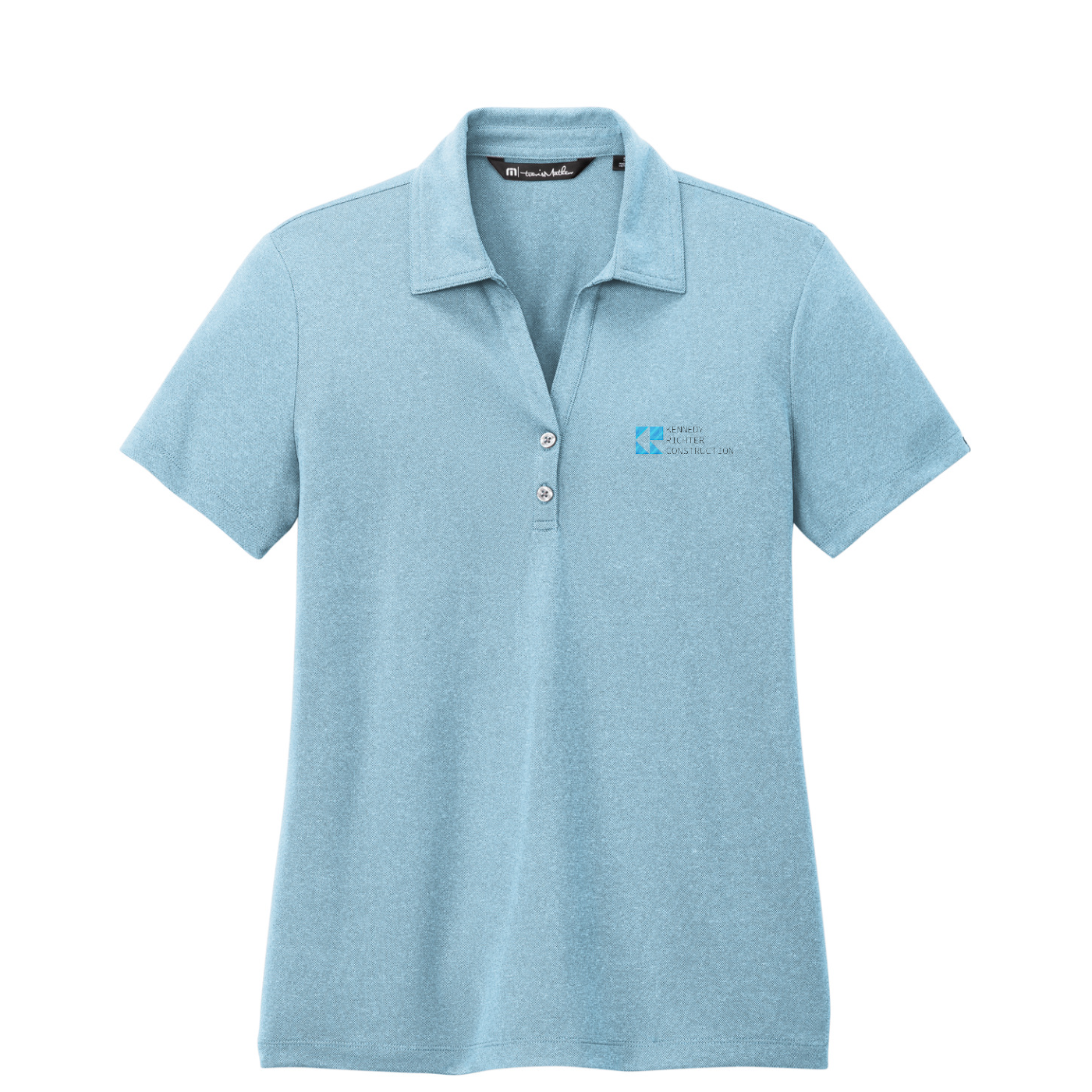 TravisMathew Women's Coto Performance Polo — Brilliant Blue Heather