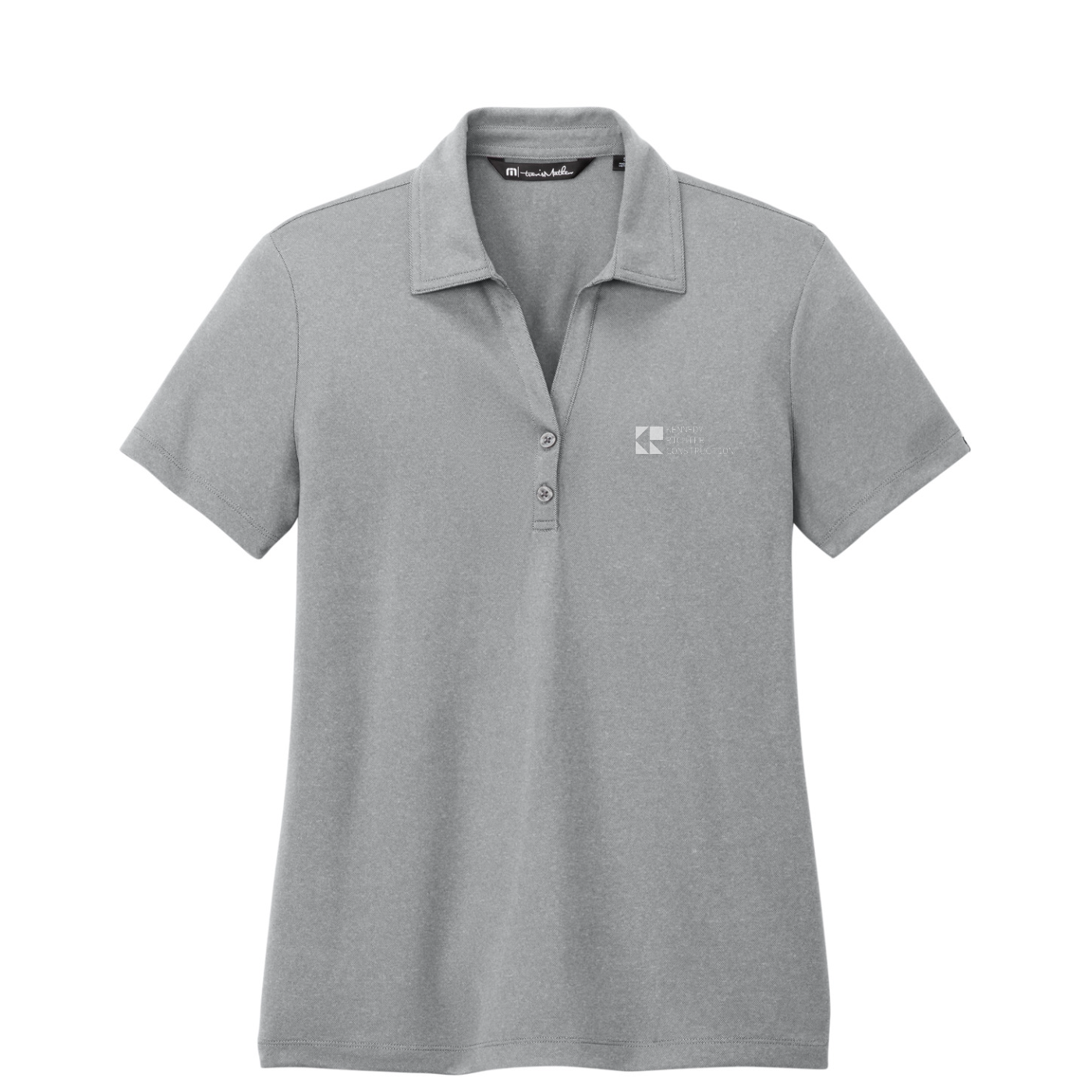 TravisMathew Women's Coto Performance Polo — Quiet Shade Grey Heather