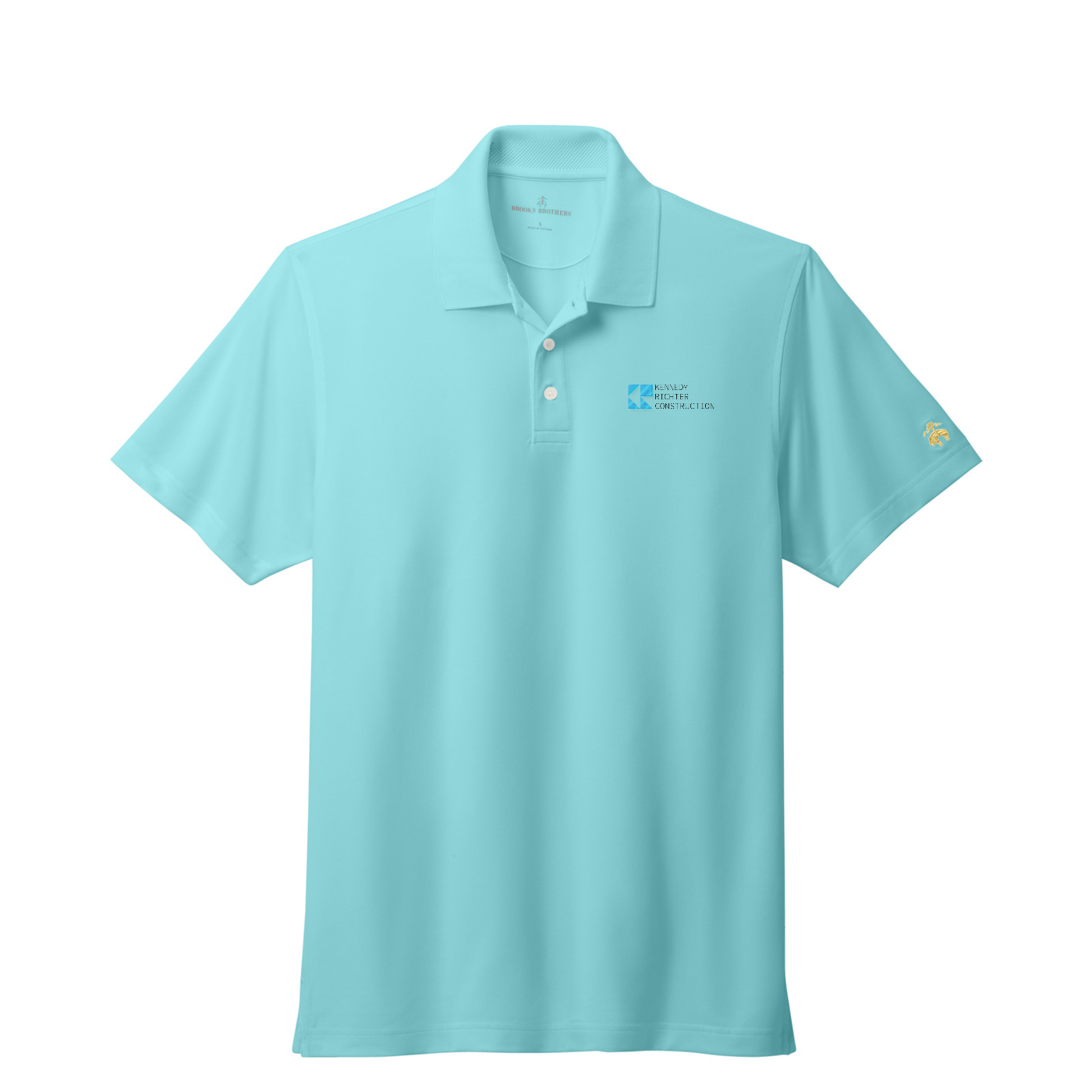 Brooks Brothers Mesh Pique Performance Polo — Soft Mint