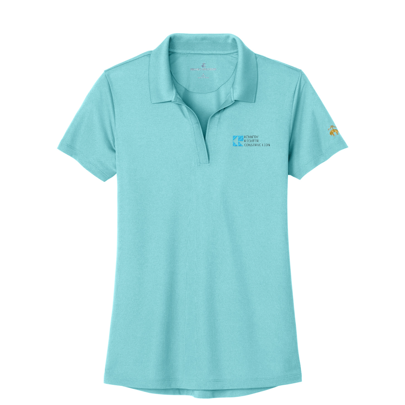 Brooks Brothers Women's Mesh Pique Performance Polo — Soft Mint