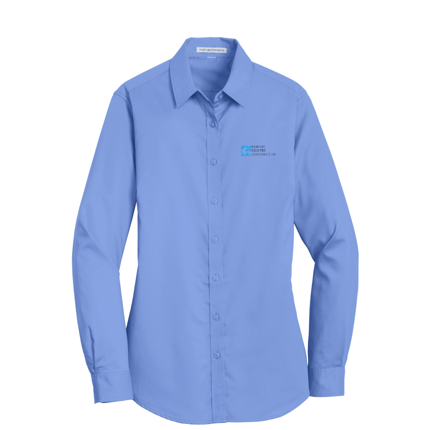 Port Authority Women's SuperPro Twill Shirt — Ultramarine Blue