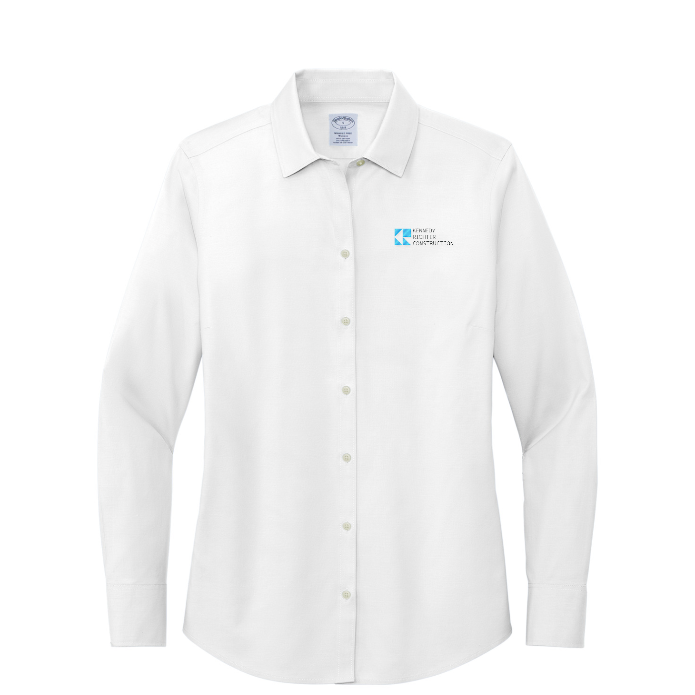 Brooks Brothers Women's Wrinkle-Free Stretch Pinpoint Shirt — White