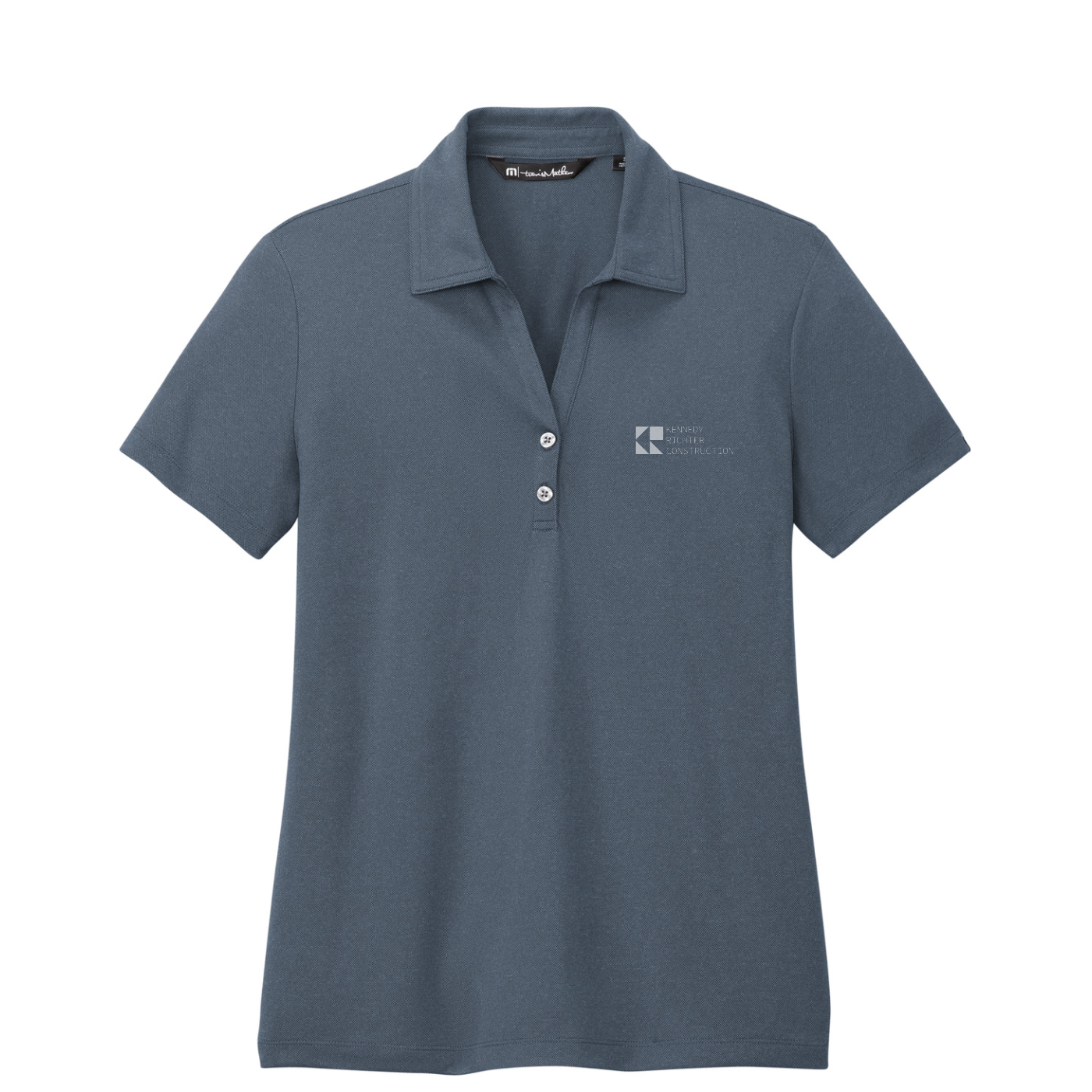 TravisMathew Women's Coto Performance Polo — Vintage Indigo/ Black